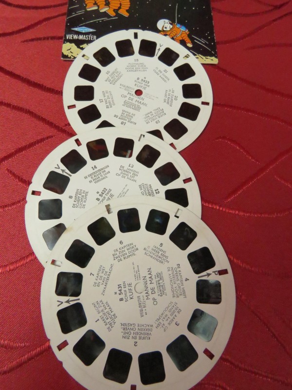 Viewmaster met cartoon fiches