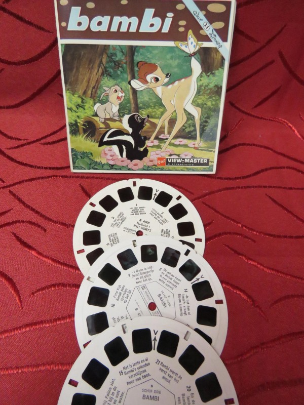 Viewmaster met cartoon fiches