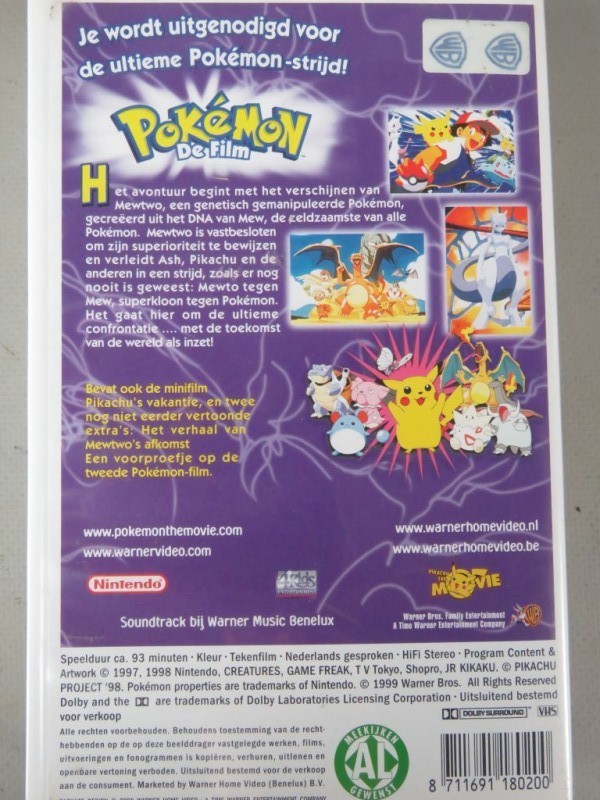 2 Pokémon VHS tapes