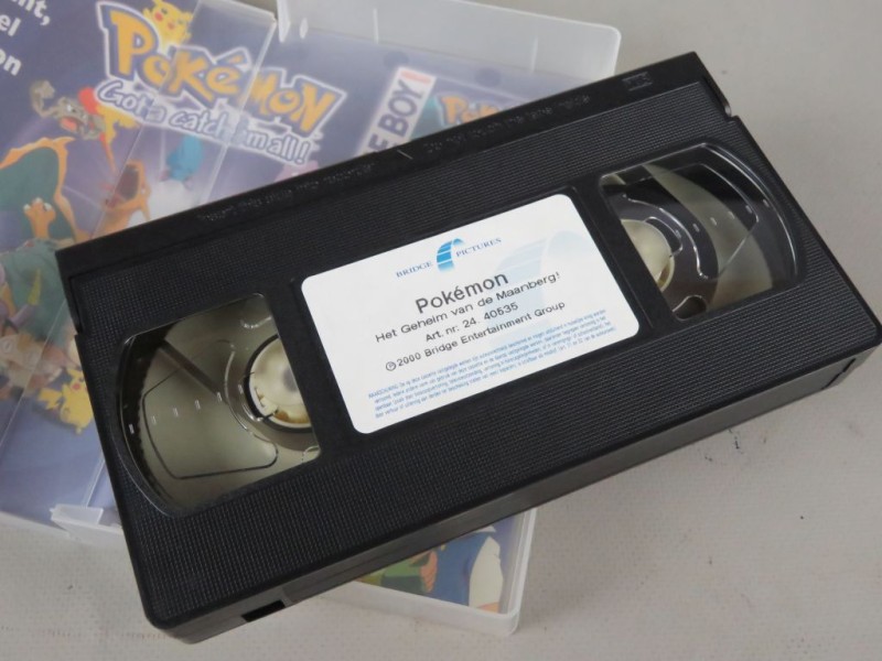 2 Pokémon VHS tapes