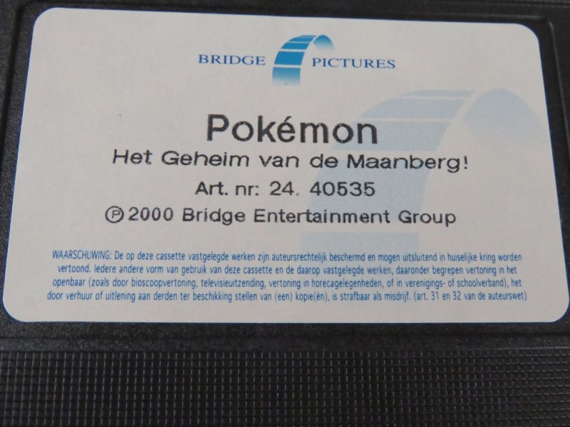 2 Pokémon VHS tapes