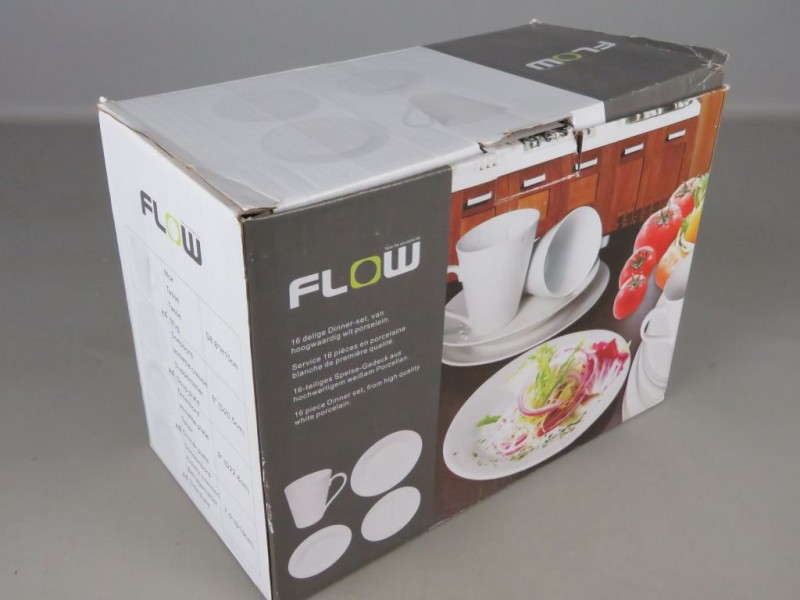 Flow servies (nieuw) in originele doos