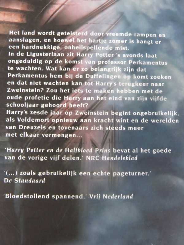 Eerste druk paperbak 2005 "Harry Potter en de halfbloedprins"