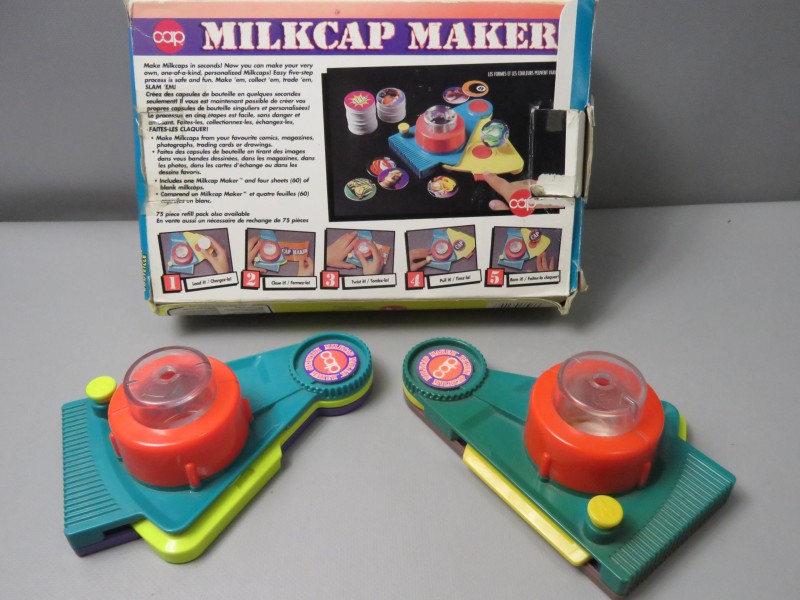 Vintage Milkcap maker + toebehoren