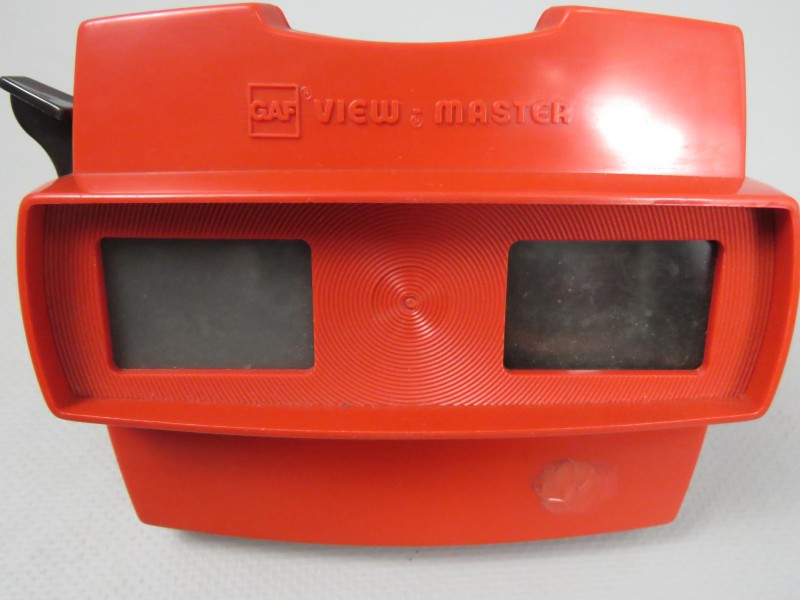 3D viewmaster met 2 fiches