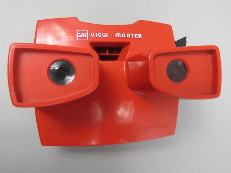 3D viewmaster met 2 fiches