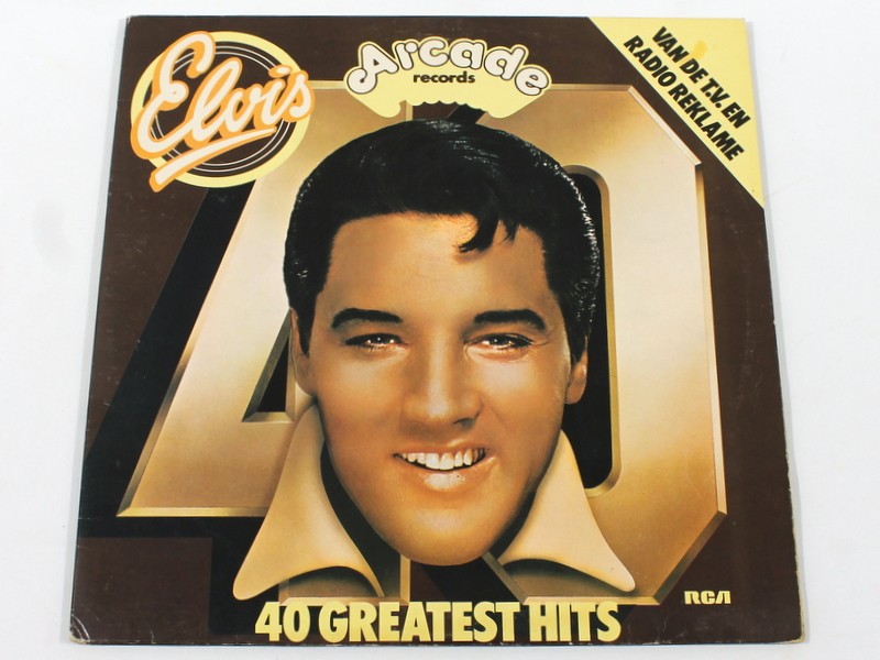 Vintage 12" vinyl album Elvis' 40 Greatest Hits