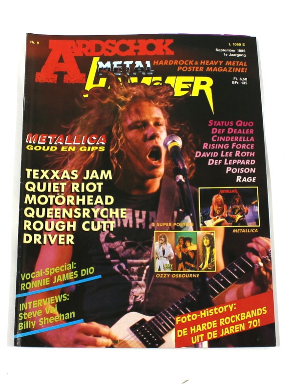 Vintage Aardschok/Metal Hammer hardrock & heavy metal tijdschriften