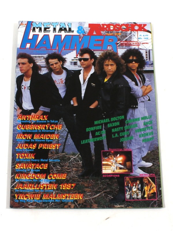 Vintage Aardschok/Metal Hammer hardrock & heavy metal tijdschriften