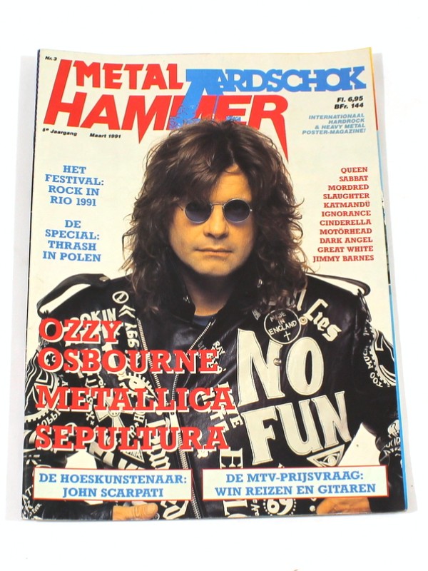 Vintage Aardschok/Metal Hammer hardrock & heavy metal tijdschriften