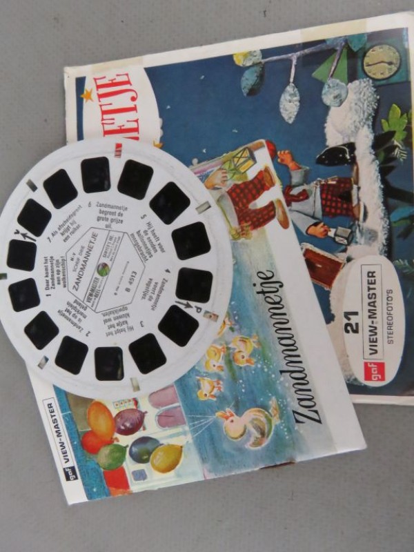 Viewmaster met 5 sets fiches