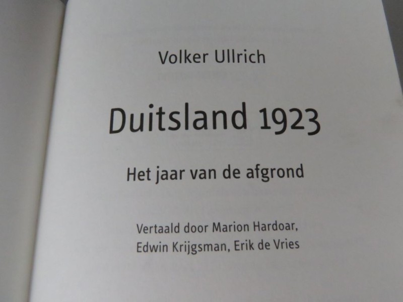 Boek - Duitsland 1923