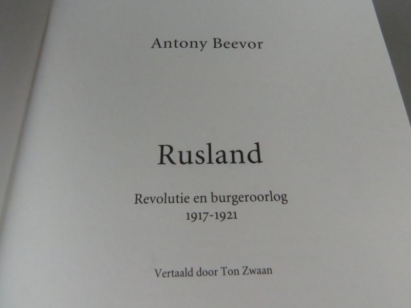 Boek - Rusland