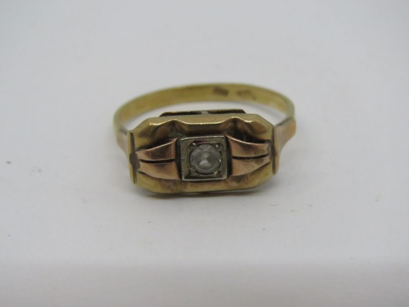 Art Deco ring 8K