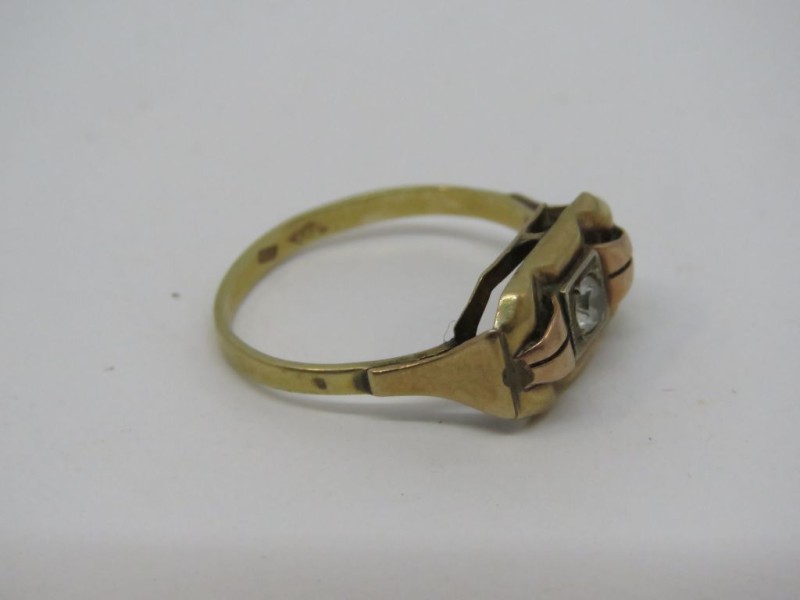 Art Deco ring 8K