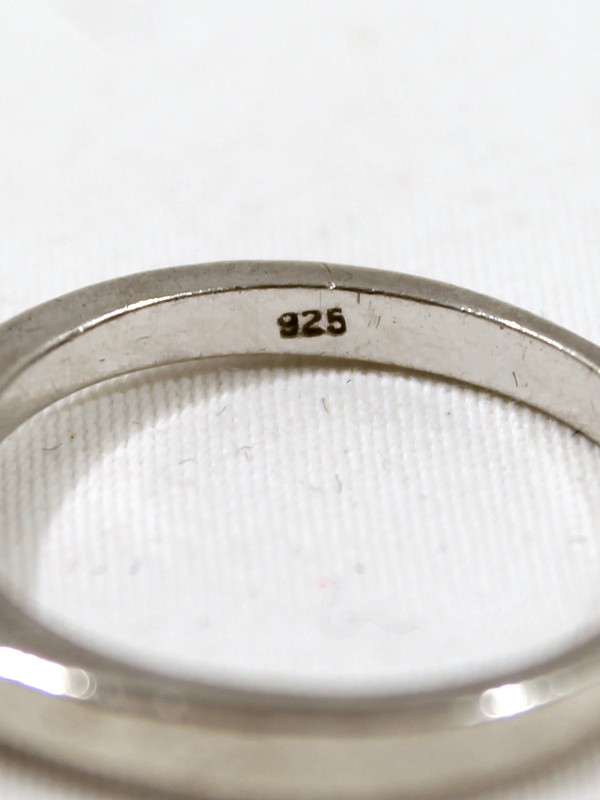 925 Zilveren Ring met Steentje