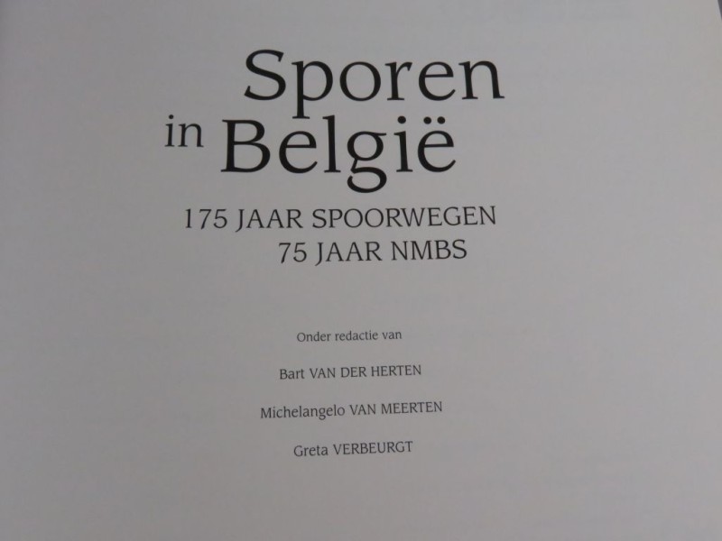 Boek - Sporen in België