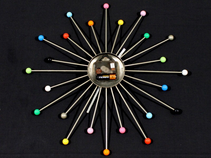 Vintage Karlsson Sputnik-wandklok