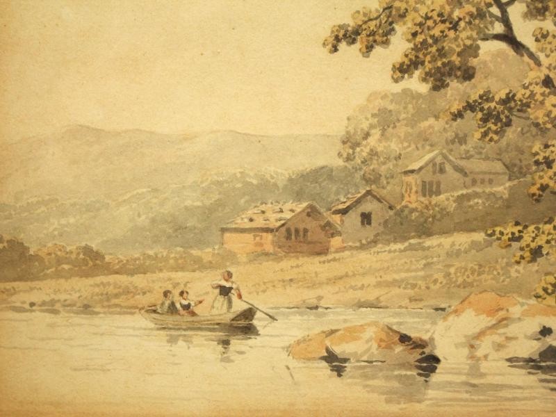 Antieke aquarellen Martinus Pouwelsen (1806-1891)