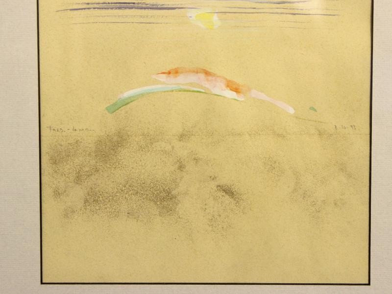 Aquarel "Feelin' goldfish" (1993) - Freddy De Vierman (°1960)