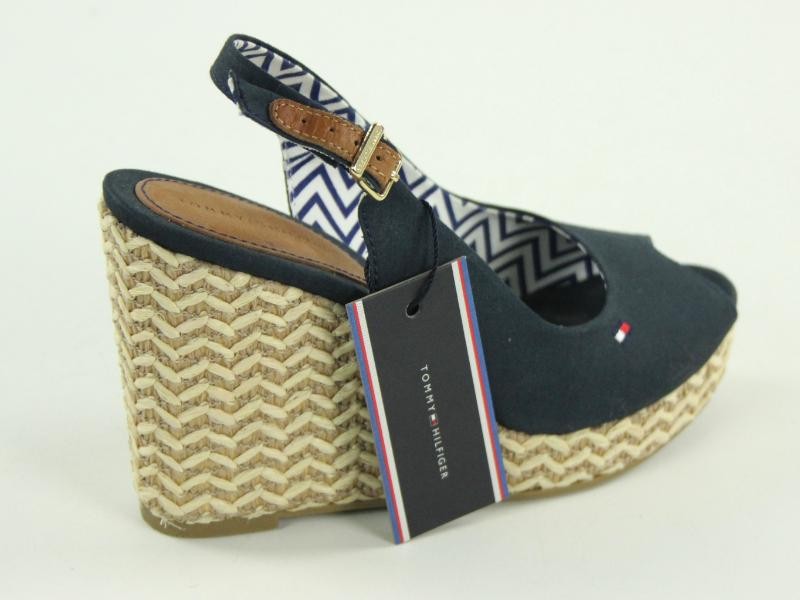 Mooie espadrille-sandalen met sleehak gemerkt Tommy Hilfiger - Nieuw met label