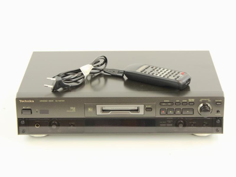 Retro Technics SJ-MD100 minidisc speler/recorder - hifi stereo