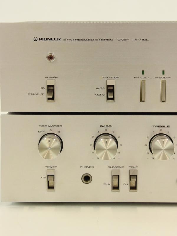 Pioneer Stereo Tuner TX-710L En Stereo Amplifier SA-610