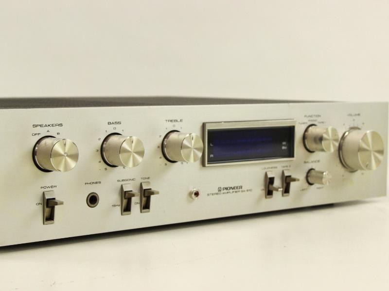 Pioneer Stereo Tuner TX-710L En Stereo Amplifier SA-610