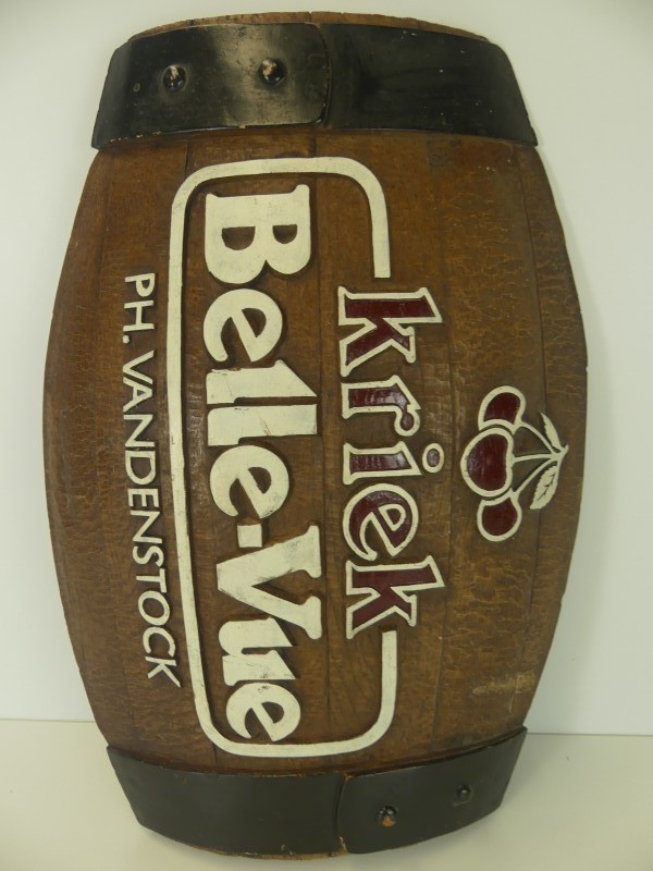 Vintage reclamebord - Kriek Belle-Vue