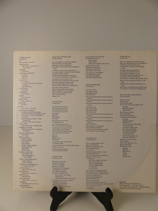 John Lennon 2 LP - The Plastic Ono Band - Yoko Ono Double Fantasy