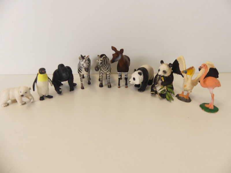 Schleich Zoo-Safari figuren