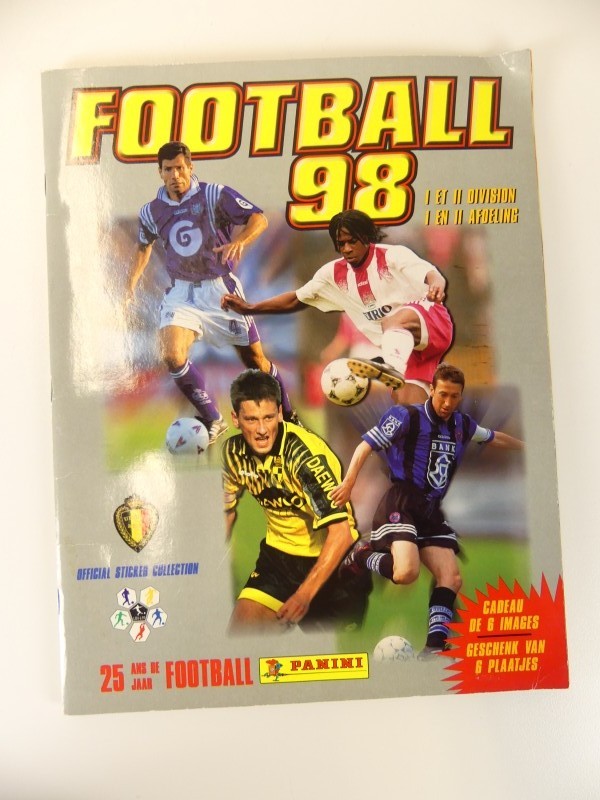 Vintage Panini sticker boeken voetbal