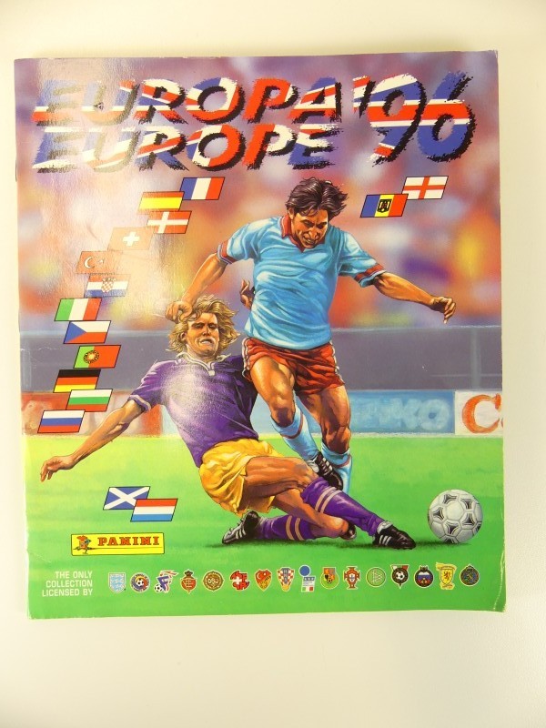 Vintage Panini sticker boeken voetbal