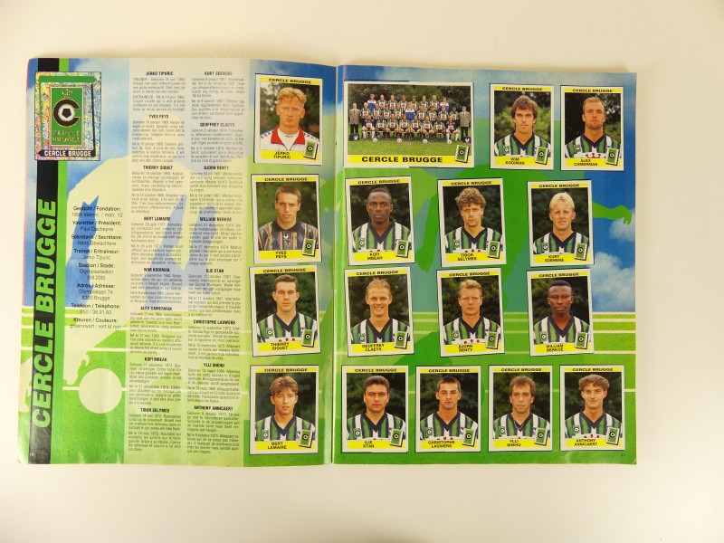 Vintage Panini sticker boeken voetbal