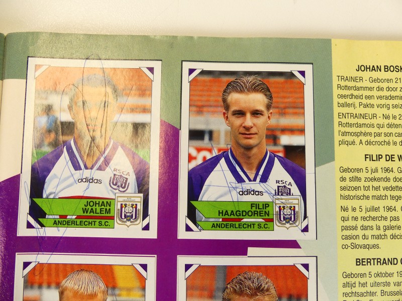 Vintage Panini sticker boeken voetbal