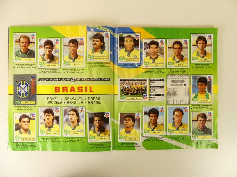 Vintage Panini sticker boeken voetbal