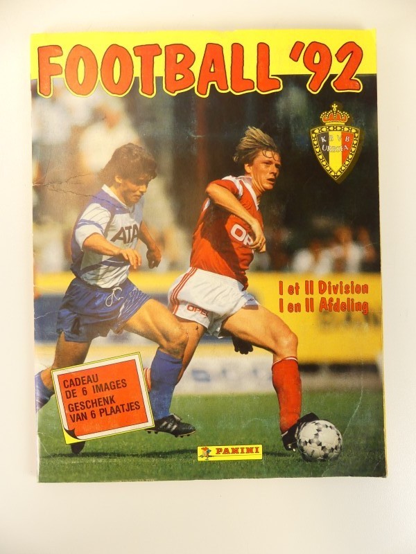 Vintage Panini sticker boeken voetbal