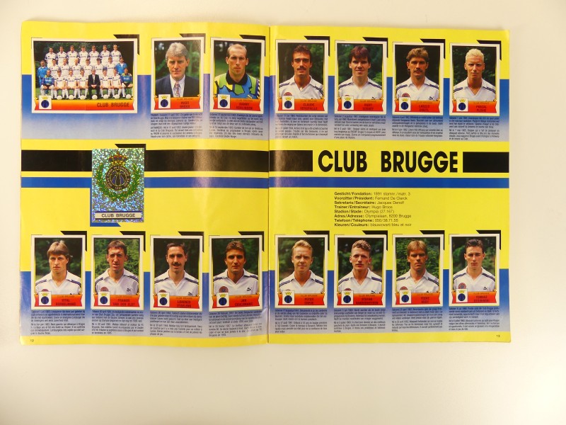 Vintage Panini sticker boeken voetbal