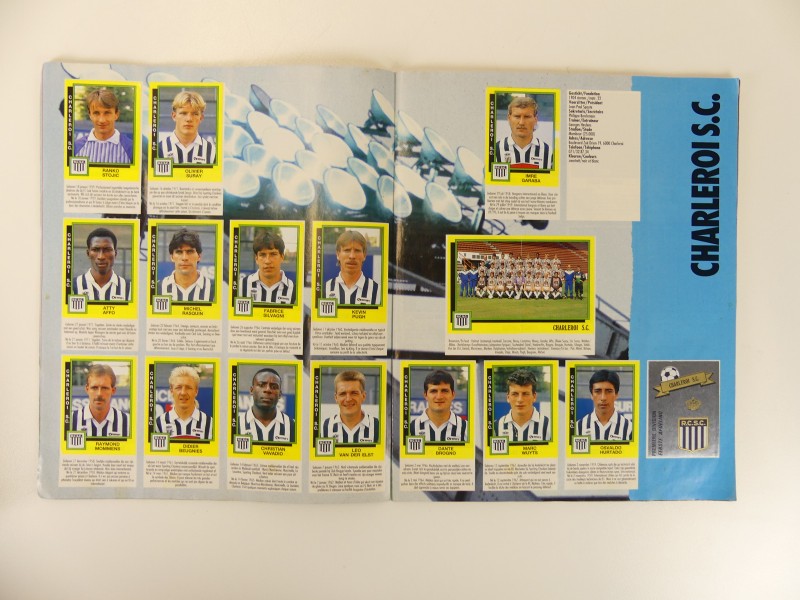 Vintage Panini sticker boeken voetbal