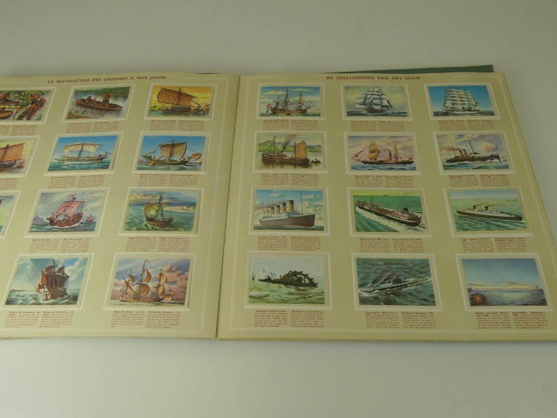 6 vintage Chromoalbums Chocolade Jacques