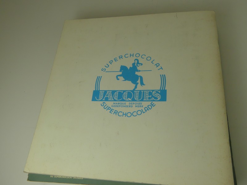 6 vintage Chromoalbums Chocolade Jacques