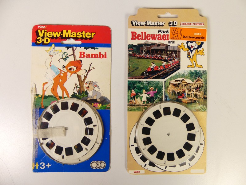 Viewmasters en kaartjes