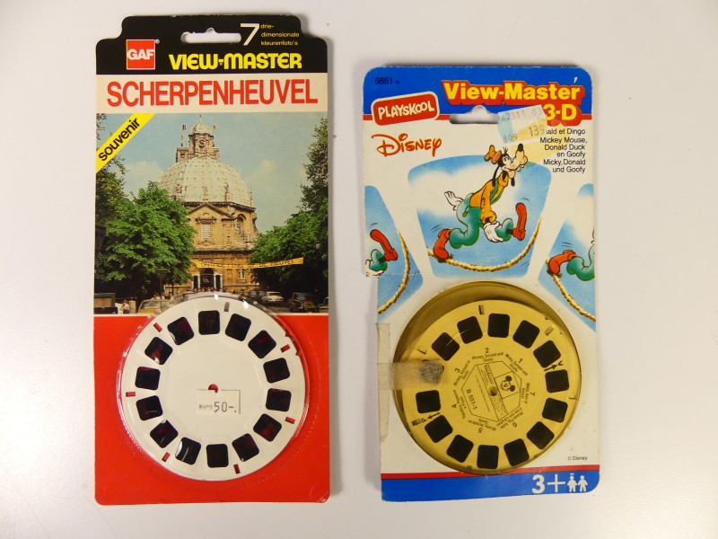 Viewmasters en kaartjes