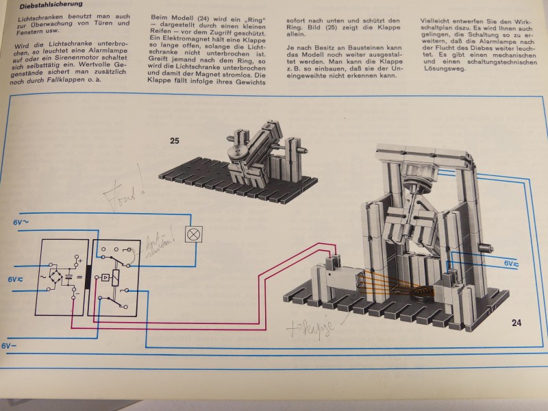 Vintage fishertechnik hobby onderdelen en boekjes