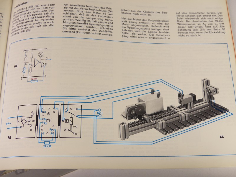 Vintage fishertechnik hobby onderdelen en boekjes