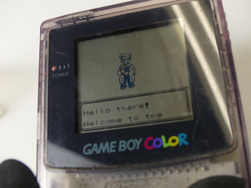 Game Boy Pokemon Blue Spel