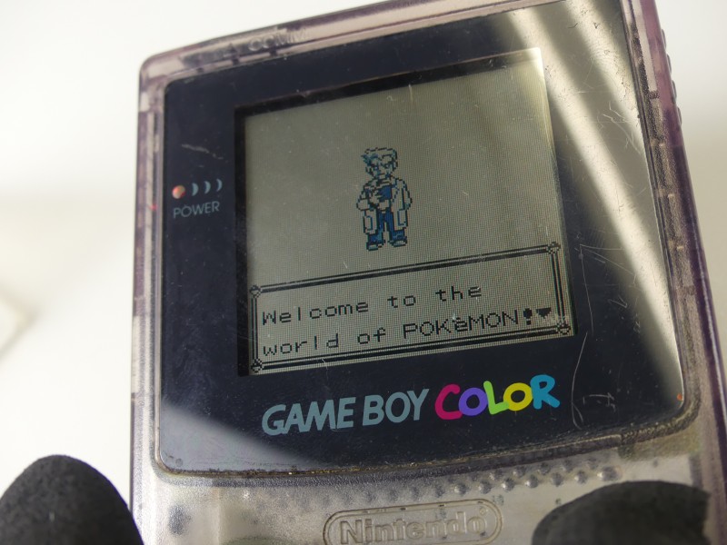 Game Boy Pokemon Blue Spel