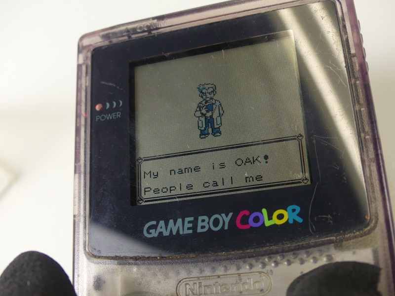 Game Boy Pokemon Blue Spel