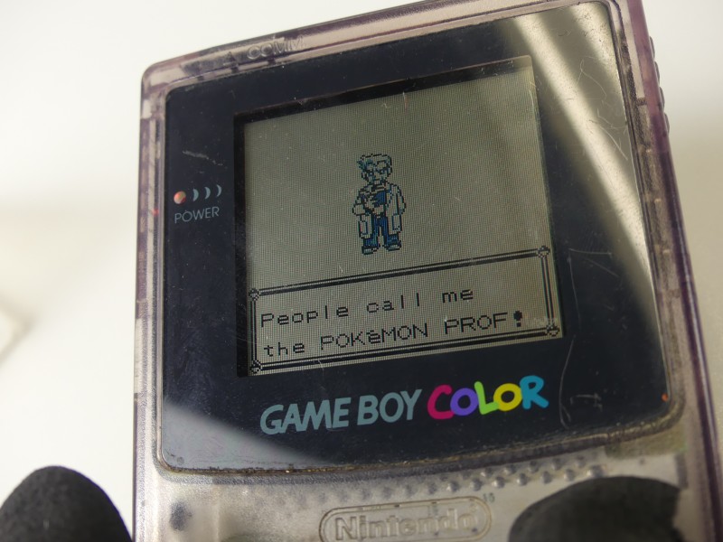 Game Boy Pokemon Blue Spel