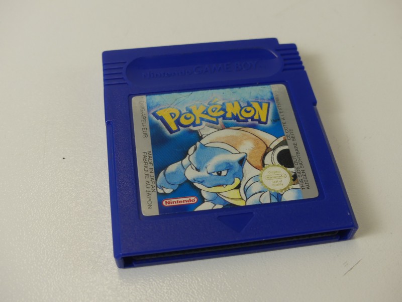 Game Boy Pokemon Blue Spel